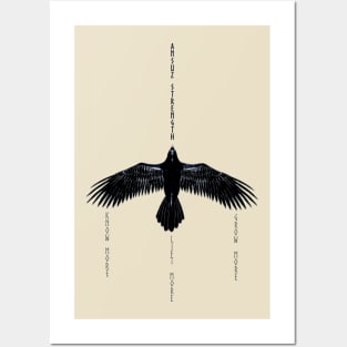 Ansuz Raven Posters and Art